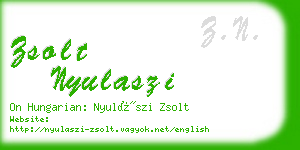 zsolt nyulaszi business card